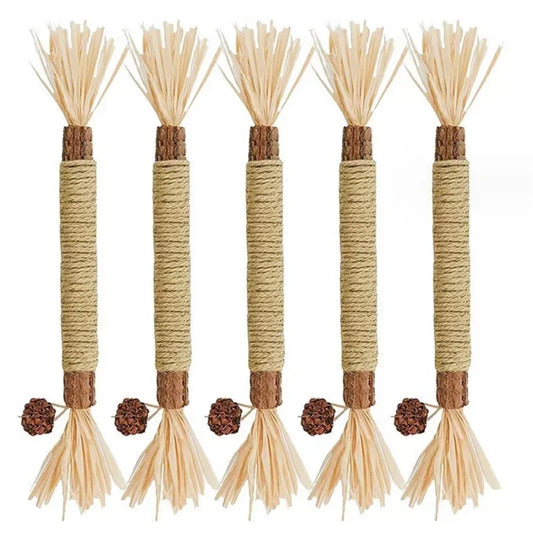 1/2/5/10PCS Pet Toy Natural Matatabi Pet Cat Snacks Stick Cleaning Tooth Catnip Cat Toys Actinidia Silvervine For Cats Accessory  cat toy