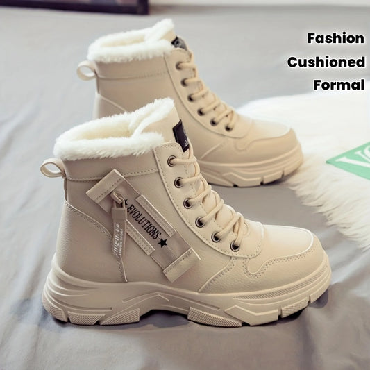 Manufacturer   Women's Ankle Boot, Short Boot, Winter Boot with Thick Lining and Insulation, Stylish and Versatile, Thick-Soled Winter Boot   boots
