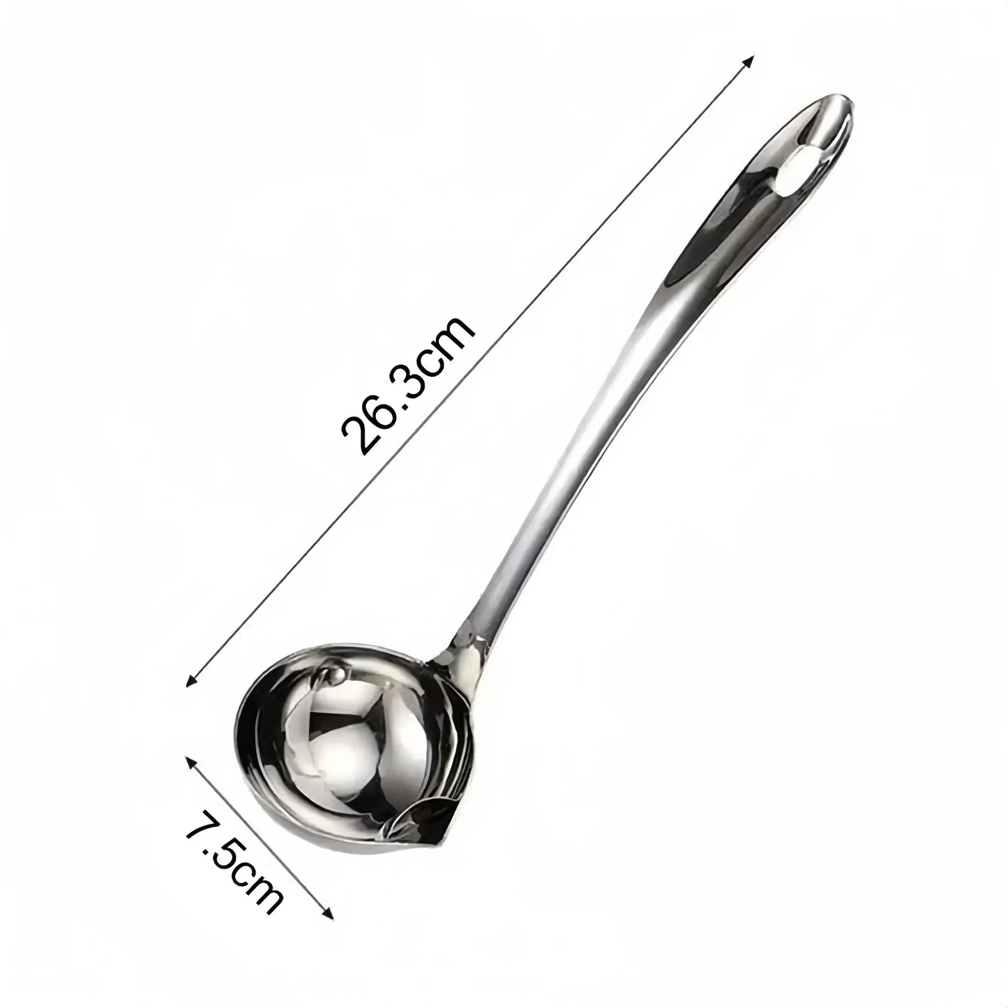 Manufacturer    Stainless Steel Oil Separating Spoon Soup Colander Kitchen Gravy Oil Soup Fat Separator Yogurt Oil Skimmer Spoon tool     Kitchen gadgets