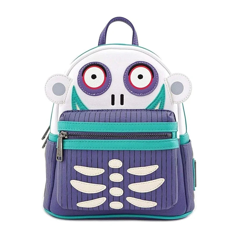 Nightmare Before Christmas Jack Pumpkin Glow Head Mini Backpack  bag