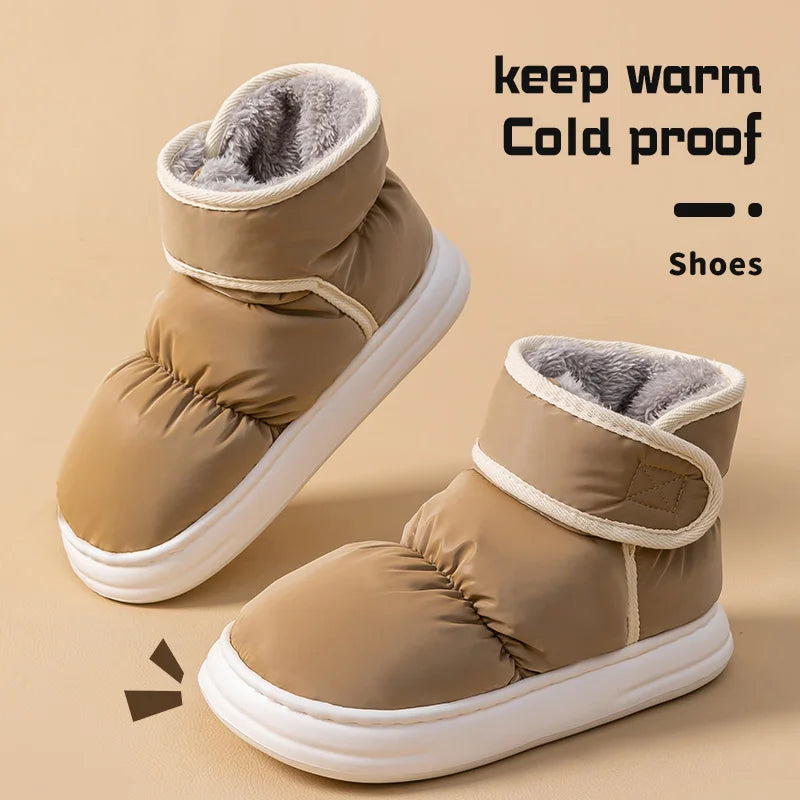 Manufacturer   Snow boots for women, new winter outerwear cotton shoes for men, winter plush anti slip waterproof cotton boots   boots