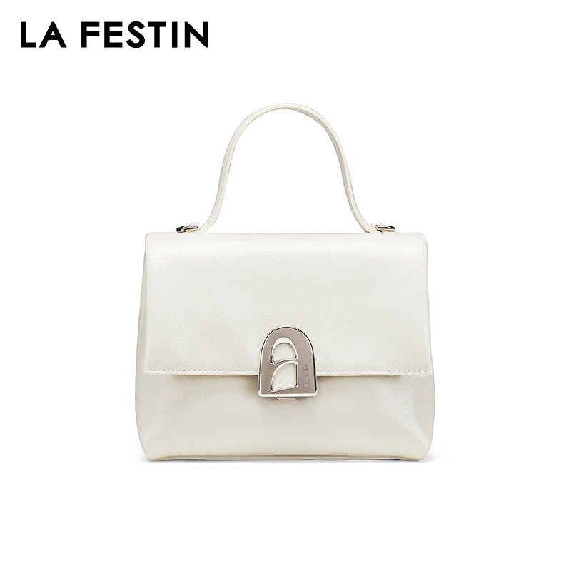 LA FESTIN Original New Handbag Women Luxury Designer Bags Crossbody Shoulder Bag Leather Bag Small Bag A-line Door Series