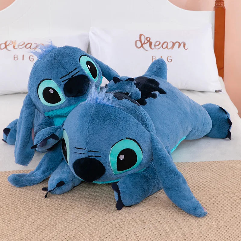 45/60/80/100cm Disney Lilo Stitch Series Cartoon Kawaii Plush Doll Toys Soft Stuffed Throw Pillow Back Cushion Kids Xmas Gifts