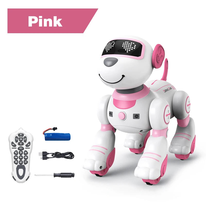 Smart Electronic Animal Pets RC Robot Dog Voice Remote Control Toy Funny Singing Dancing Robot Puppy Children's Birthday Gift