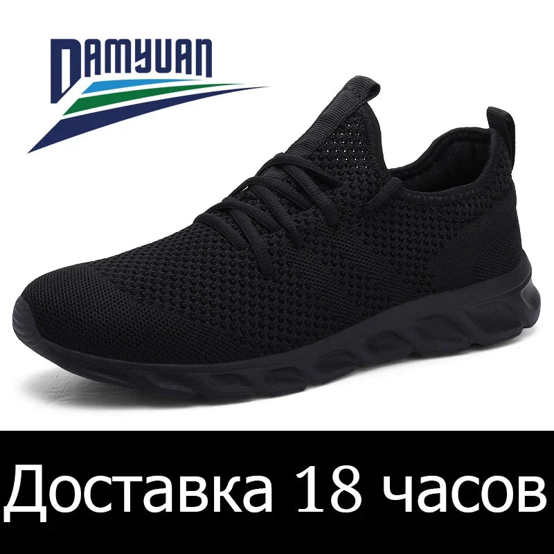 Manufacturer   Hot Sale Light Man Running Shoes Comfortable Breathable Men's Sneaker Casual Antiskid and Wear-resistant Jogging Men Sport Shoes    Sneakers