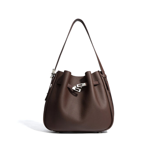 Designer Luxury Bag Women's Genuine Leather Handbag Ladies Large Women's Bag High-quality Casual Crossbody Bags New Bucket Bags
