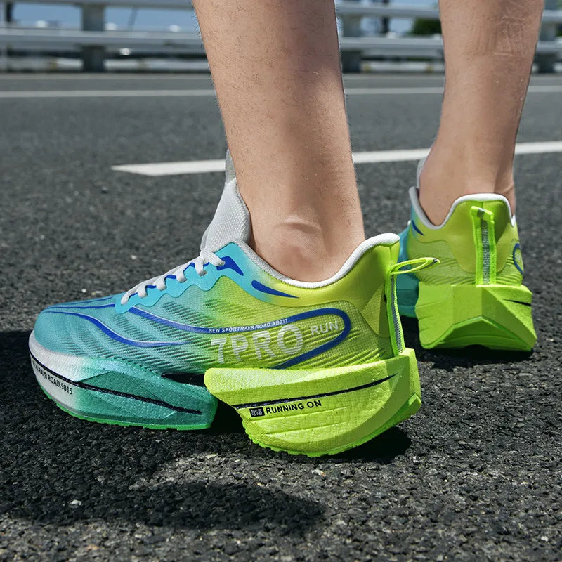 Manufacturer   New Men's Carbon Plate Sneakers Outdoor Soft Sole Mesh Sports Shoes Running Shoes Light Anti-Slip Casual Couple Tennis Shoes    Sneakers