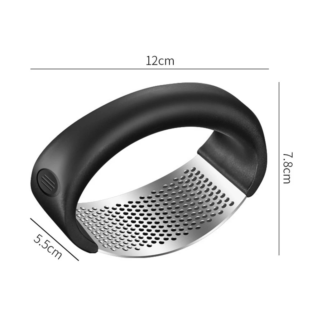 Manufacturer    Stainless Steel Garlic Masher Manual Garlic Chopper Curve Garlic Press Crusher for Fruit Vegetable Kitchen Gadget Accessories     Kitchen gadgets