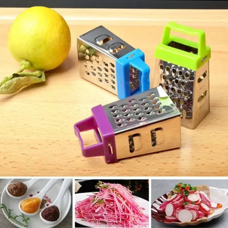 Manufacturer   Mini Stainless Steel Four-Sided Cucumber Grater Fruit Planer Cheese Slicers Carrot Vegetables Cutter Home Smart Kitchen Gadgets   kitchen gadgets