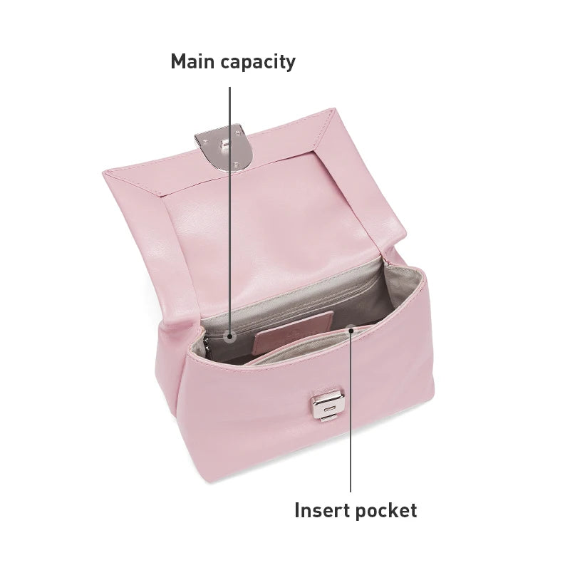 LA FESTIN Original New Handbag Women Luxury Designer Bags Crossbody Shoulder Bag Leather Bag Small Bag A-line Door Series