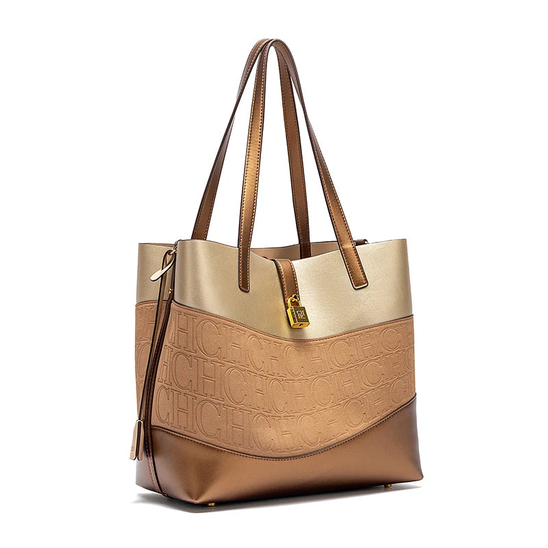 Fashion Classic Luxury Design Women's New Bucket Bag Business Party Basic Large Capacity Shoulder Bag