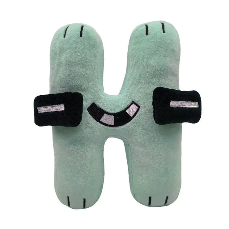 26pcs Alphabet Lore Plush English Letter Stuffed Animal Plushie Doll Toy Gift For Kids Children Educational Christmas Gifts
