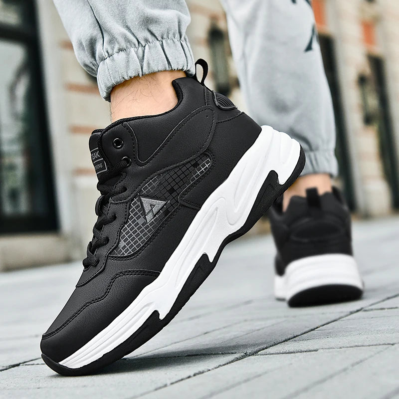 Manufacturer   Men's high quality plus size casual sneakers Four seasons soft sole outdoor breathable running shoes students light sports shoes    Sneakers