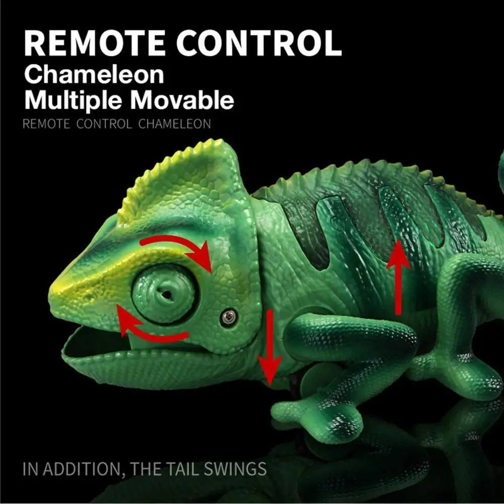 Remote Control Chameleon Children Toy Realistic Animal Infrared RC Fake Electronic Chameleon Toys For Boy Party Favors Party