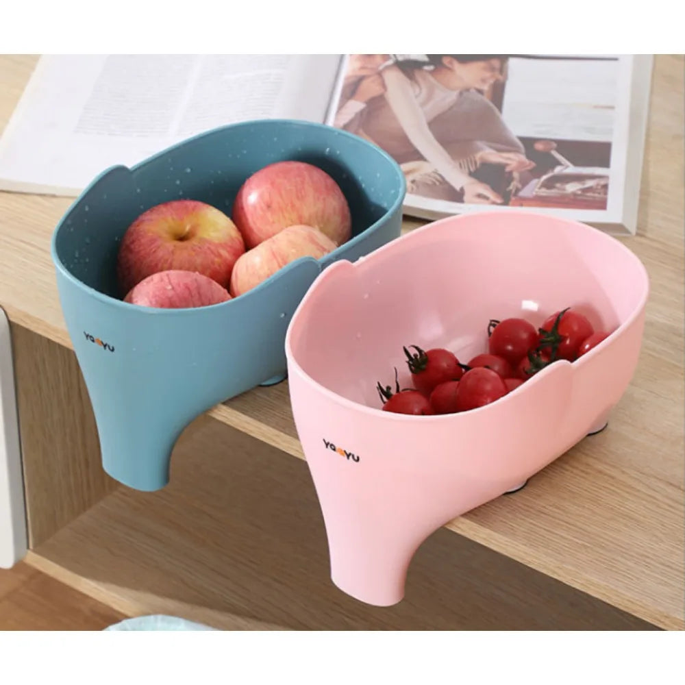 Manufacturer    Elephant Shaped Sink Strainer Drain Baskets Vegetables Washing Basket Drainage Fruit Basket for Draining Pasta Noodles Kitchen     Kitchen gadgets