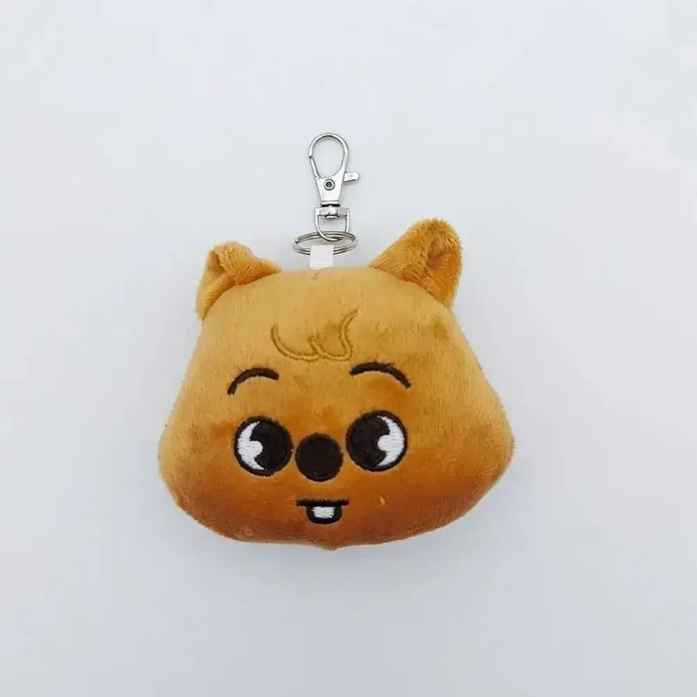 New KPOP Skzoo Plush Keychain Korean Ide Pendant Toy Keychain Fan Collection Giftsol Felix HyunJin Jisung Plush Cartoon