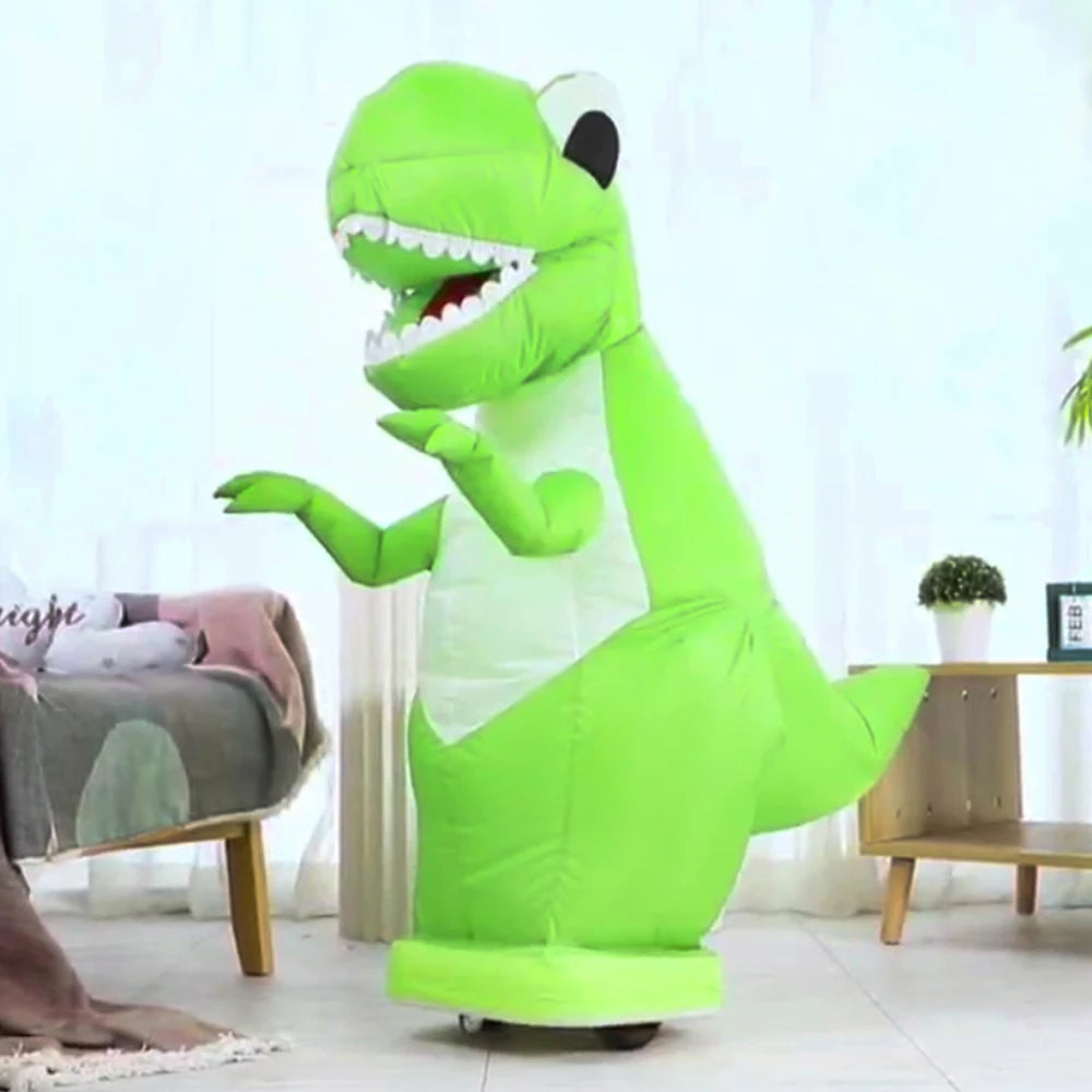 Rc Animal 2.4Ghz Rc Inflatable Dinosaur Dinosaur Remote Control Toy Halloween Party Children's Gift 360°Rotation Toys Hobbies