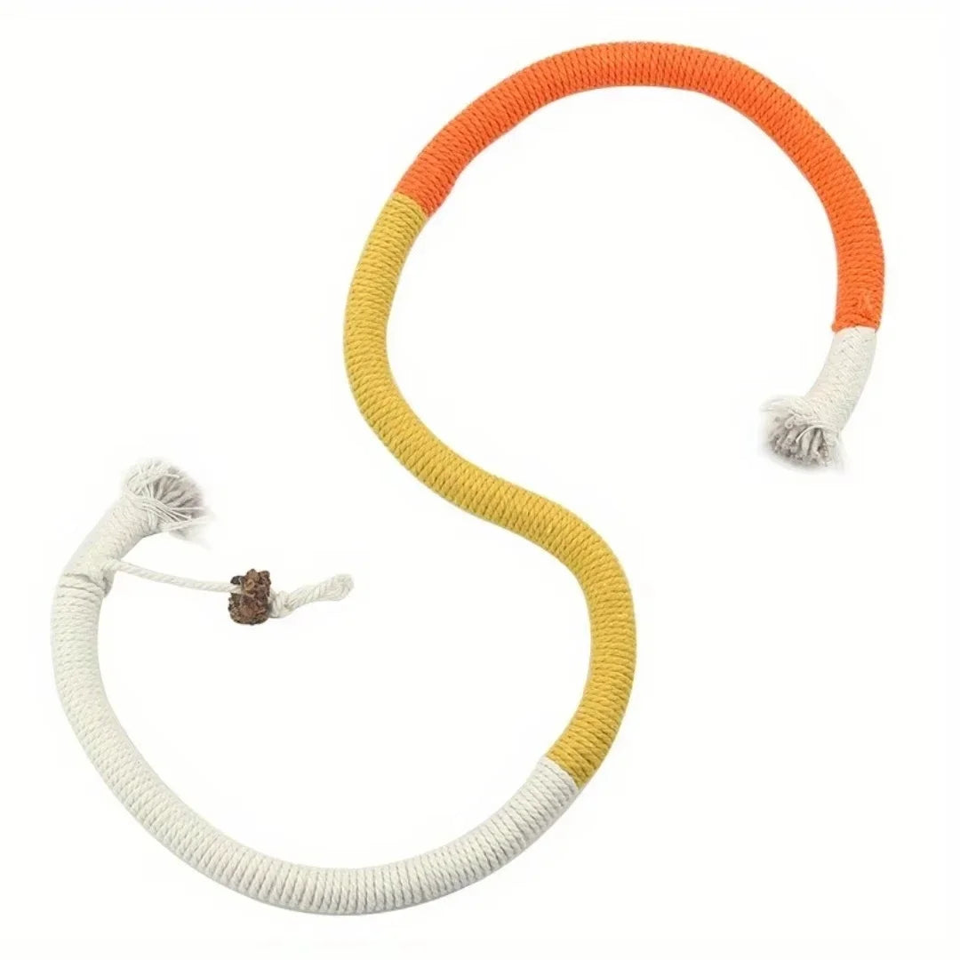 Cotton Cat Chew Toy for Teeth Cleaning, Catnip Rope Toys for Indoor Cats, Interactive Nip Teething Toys for cats
