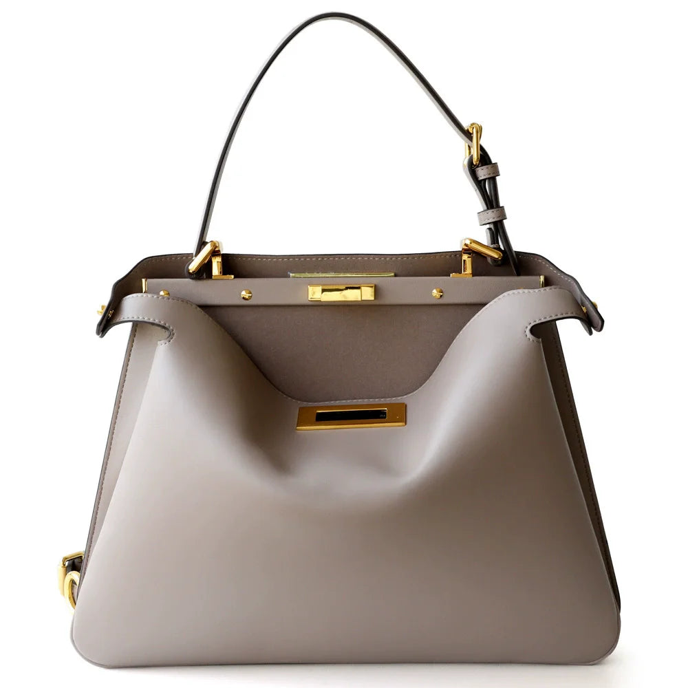 Genuine Leather Ladies Hand Bags  New Fashion Female Shoulder Bags High Quality Women's Handbags Bolsas Feminina