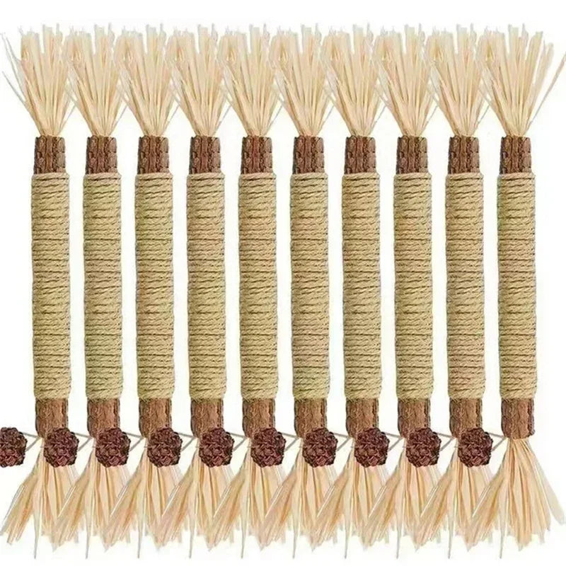 1/2/5/10PCS Pet Toy Natural Matatabi Pet Cat Snacks Stick Cleaning Tooth Catnip Cat Toys Actinidia Silvervine For Cats Accessory  cat toy