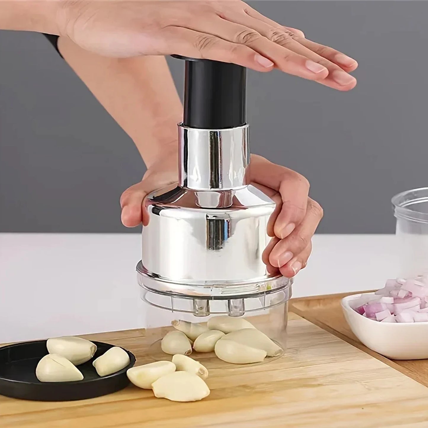 manufacturer  Patting Knife Garlic Puree Tool Food Vegetable Garlic Onion Dicer Mincer Household Cutter Peeler Accessory 304 Stainless Steel   Kitchen gadgets