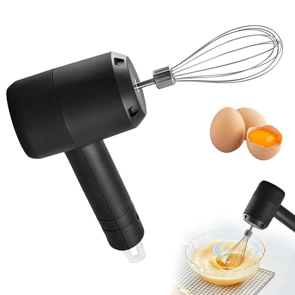 Manufacturer   Electric Egg Beater Food Whisk Handheld Rechargeable Egg Beater Baking Dough Cake Cream Coffee Mixer Foamer Kitchen Cooking Tool   kitchen gadgets
