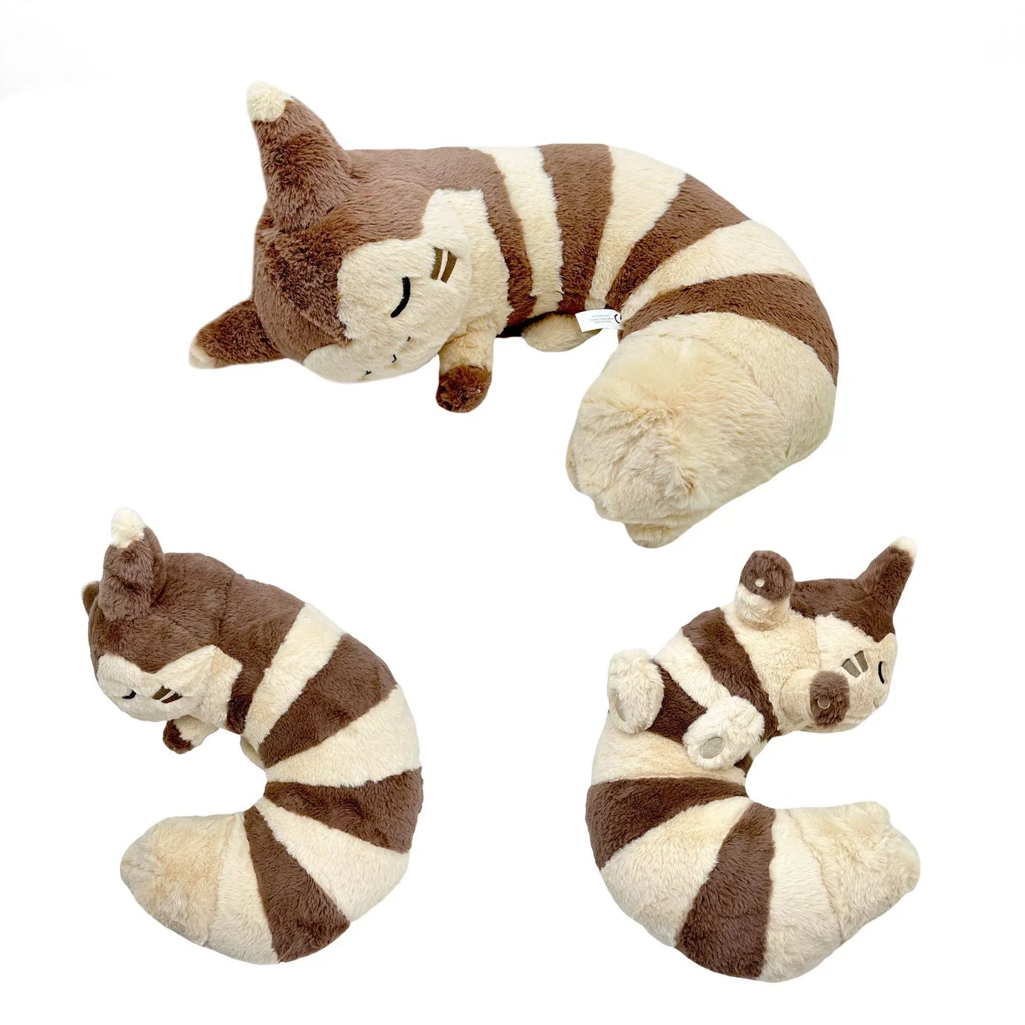 43cm New Furret Plush Toy Cartoon Kawaii Vertical Mouse Brown Cute Furret Stuffed Doll U Shanpe Soft Neck Pillow Birthday Gifts