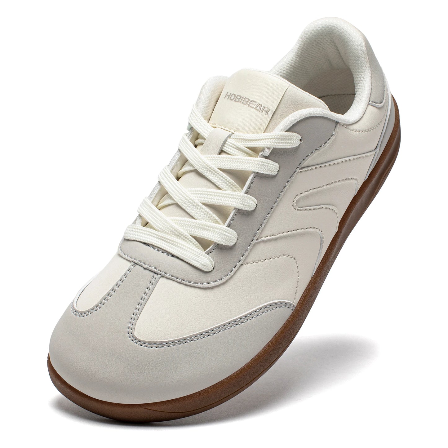 Manufacturer   HOBIBEAR Wide Toe Shoes Unisex Artificial Leather Barefoot Sneakers Casual Retro Zero Drop Shoes for Women Men    Sneakers