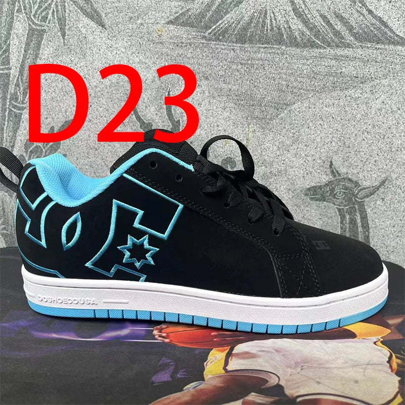 Manufacturer  New Sle ex Faionable Thi Tongue Skate oes Couple Casual Low Top Leather Sneakers Trendy White Sneakers    Sneakers