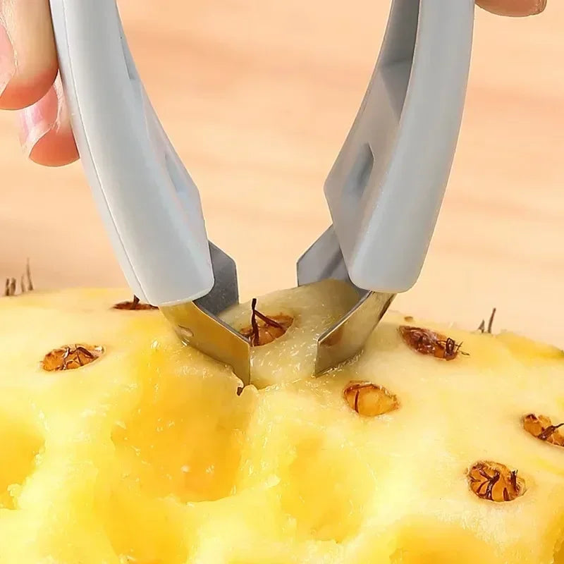 manufacturer  Kitchen Stainless Steel Pineapple Eye Corer Fruit Vegetable Knives Stem Remover Clip Strawberry Huller Peeler Tweezers Gadgets   Kitchen gadgets