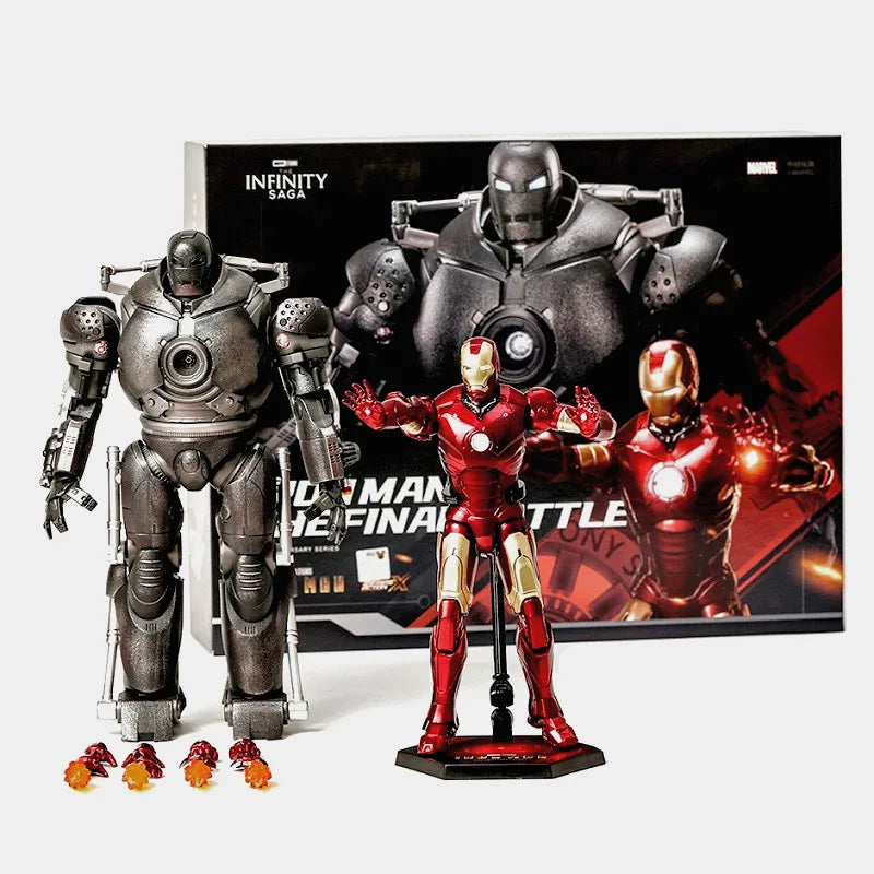 Zd Toys Suit Up Gantry With MK4 iron man Gantry Original 1/10 Tony Stark Model Action Figure Collectible Toy Gift For Kid