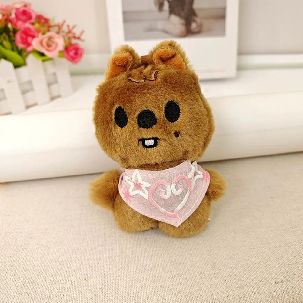 New KPOP Skzoo Plush Keychain Korean Ide Pendant Toy Keychain Fan Collection Giftsol Felix HyunJin Jisung Plush Cartoon