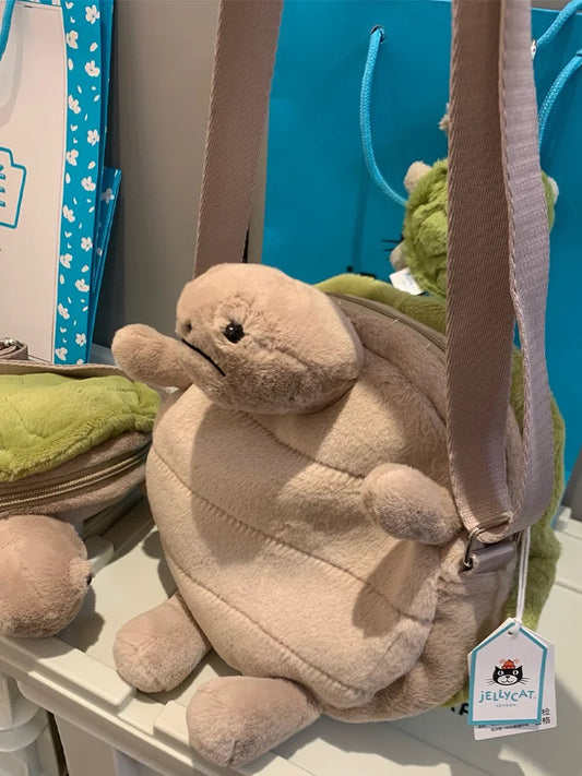 Jellycat Hot Sales Turtle  Soothing Plush Toy Crossbody  Cute Doll Children'SBAG  Fun Doll  Ornament Holiday Gift