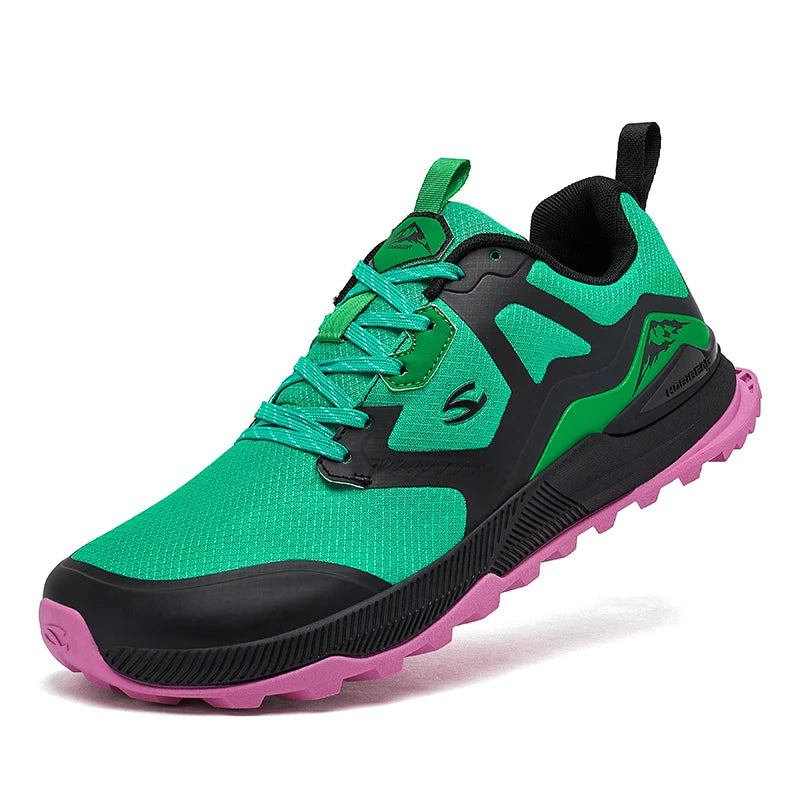 Manufacturer   HOBIBEAR Unisex Hiking Sneakers Lace-Up Walking Shoes Outdoor Travel Artificial Leather Sneakers    Sneakers