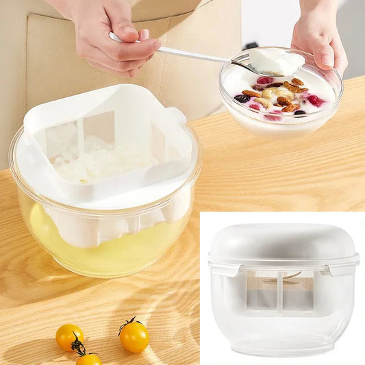 Manufacturer      Whey Separator Large Capacity Coffee Yogurt Filter Reusable Homemade Greek Maker Self-Made Yogurt Strainer Fermentation Box     Kitchen gadgets