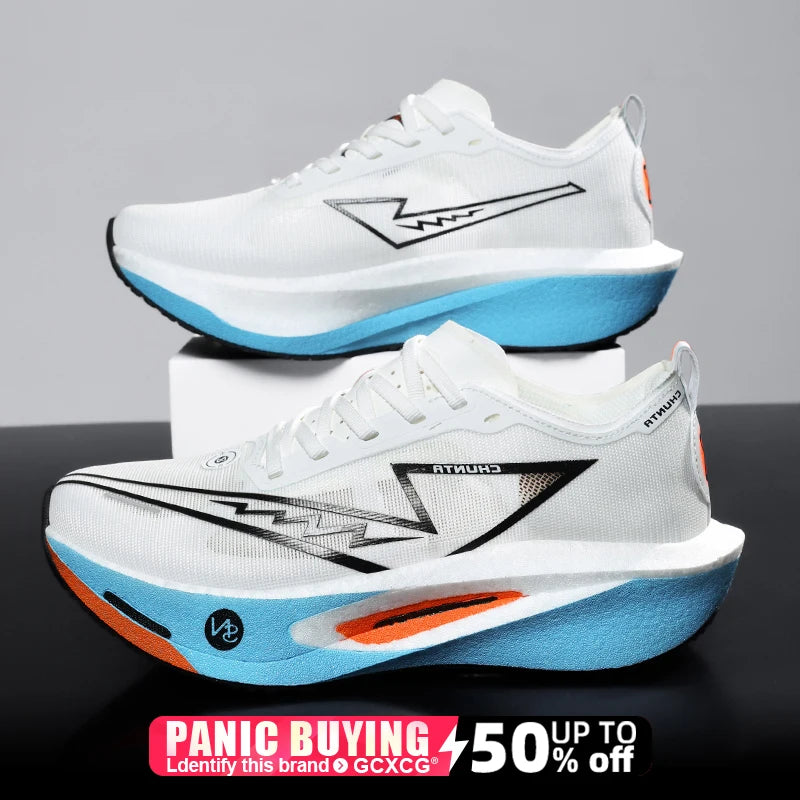 Manufacturer   Running Shoes Carbon Board Speciality Marathon Men Sports Breathable Lightweight Women's Comfortable Athletic Nonskid Sneakers    Sneakers