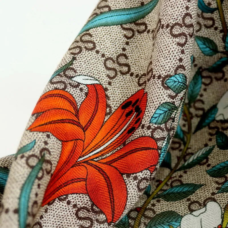 Double Face Silk Wool Herm Rolled Edge Scarf Shawls Luxury Designer Square Bandanas Top Decoration Bag Neck Accessories