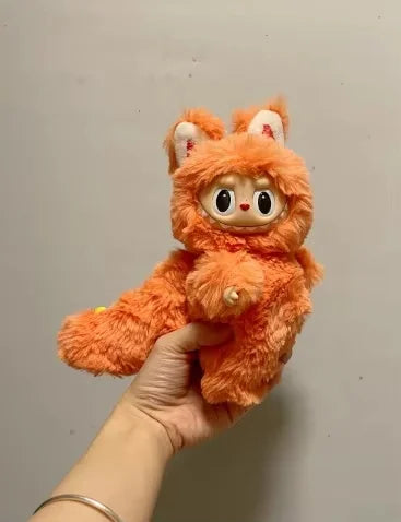 New Lababu Zimomo Mango Squirrel Shen Gongbao Er Chuang Gai Wa Creative Handmade Keychain Jewelry Magnetic Tail Vinyl Doll   toy