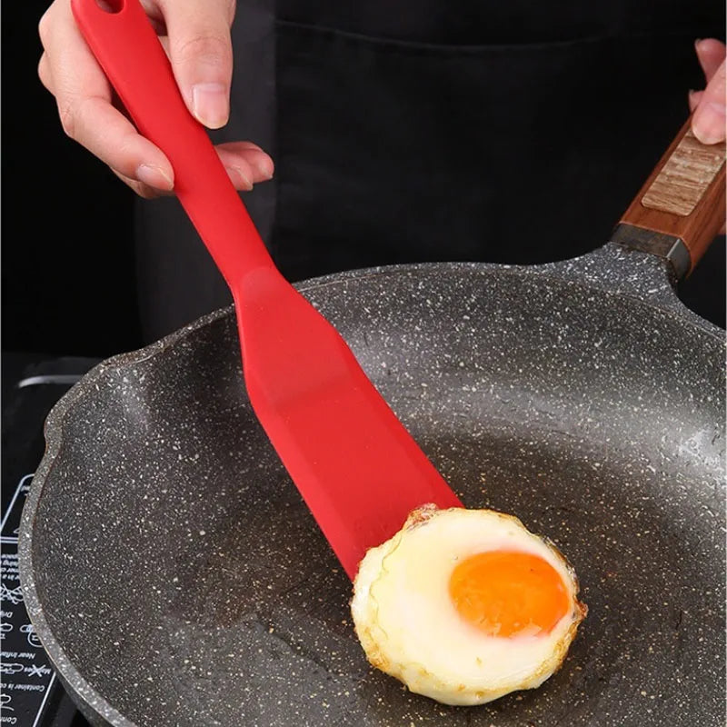 Manufacturer    Silicone Frying Shovel High Heat Resistant Kitchen Tools Non-Stick Pancake Fried Egg Transfer Shovel Cooking Leakage Spatula     Kitchen gadgets