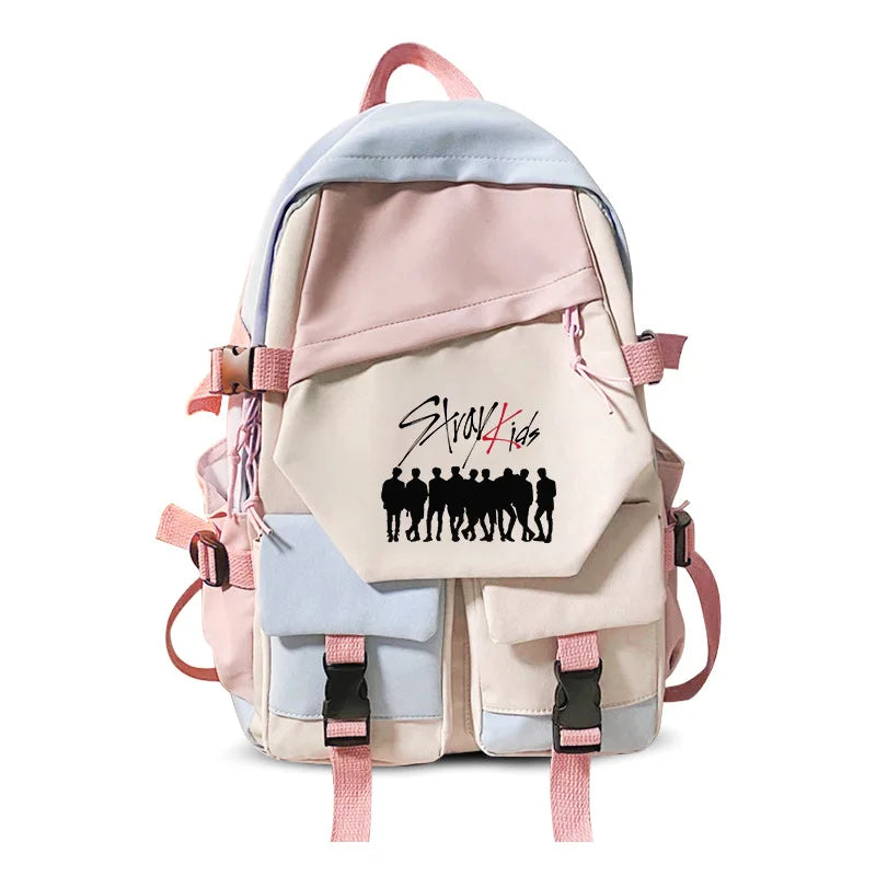 Backpack for Fans Kpop Singer Team Travel Laptop Backpack Bags Bangchan Woojin Lee Know Minho Fans BagLightweight Backpack