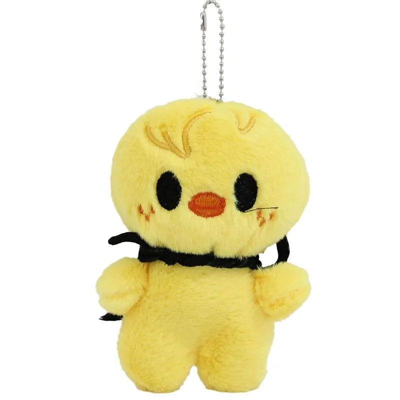 New KPOP Skzoo Plush Keychain Korean Ide Pendant Toy Keychain Fan Collection Giftsol Felix HyunJin Jisung Plush Cartoon