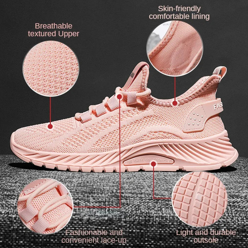 Manufacturer   Women's Shoes Summer  Casual Sneakers Breathable Mesh Lightweight Affordable Free Shipping    Sneakers