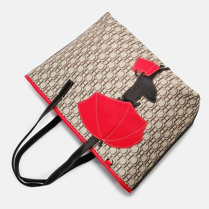 CH Letter Zipper Brand Fashion Elegant Large Capacity Ladies Shoulder Bag Knitting Pattern Design High Quality Ladies Handbag