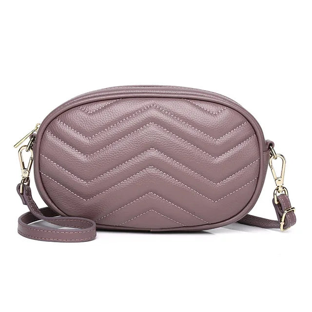 Women Bags  New Genuine Leather Simple Design Trend Crossbody Bags Female Cowhide Shoulder Bag Small Ladies messenger bag