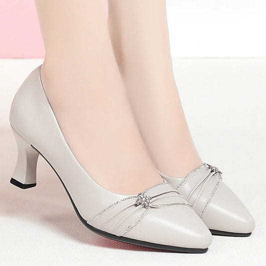 Manufacturer  New Women's High Heels Women's Shoes Korean Version Pointed Toe Shallow Mouth Women's Stiletto Shoes   Pumps