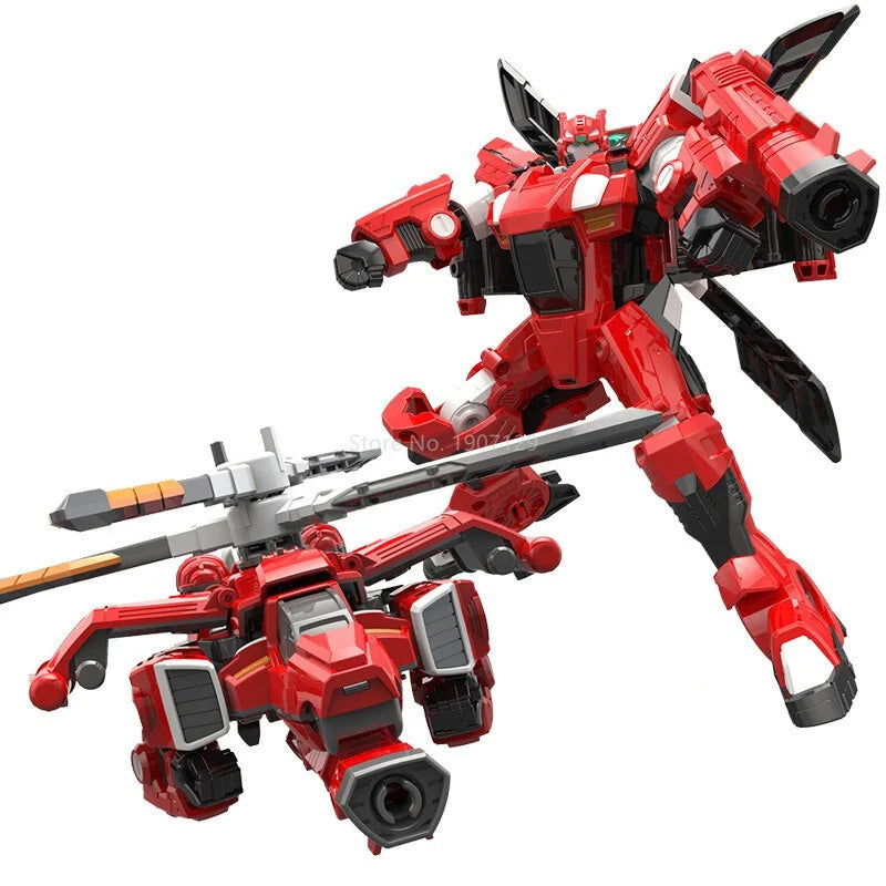 Mini Force Super Dinosaur Power Transformation Robot Toys Action Figures MiniForce X Simulation Car Deformation Airplane Toy