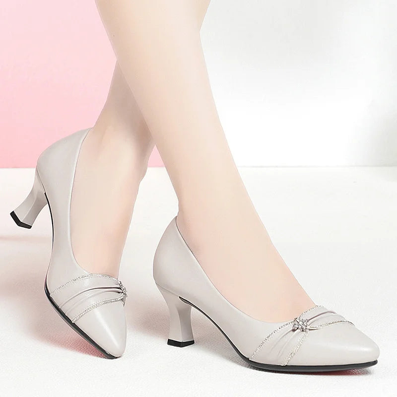 Manufacturer  New Women's High Heels Women's Shoes Korean Version Pointed Toe Shallow Mouth Women's Stiletto Shoes   Pumps