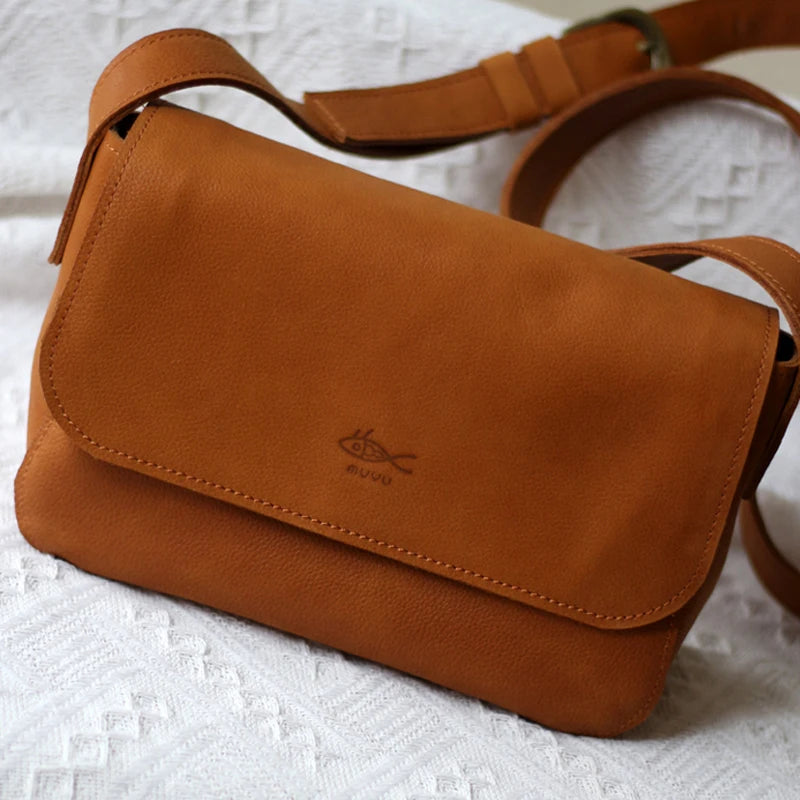 Genuine leather shoulder bag,Cowhide crossbody bag,aesthetic bags,bags for women trend ,Women's bag