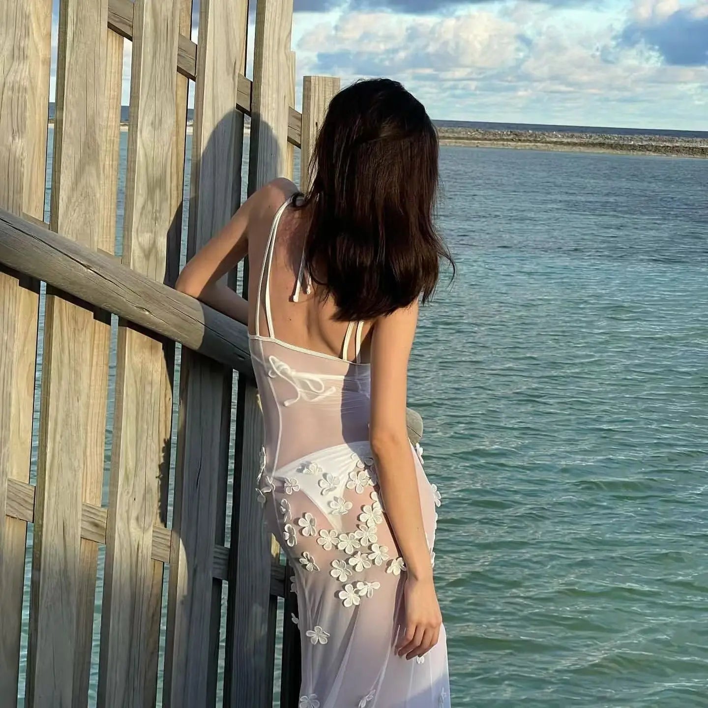 Hot Products, INS Style, New Bikini, Three-piece Handmade Flower Long Skirt, Sexy Swimsuits  Female Pirate Vacation Style