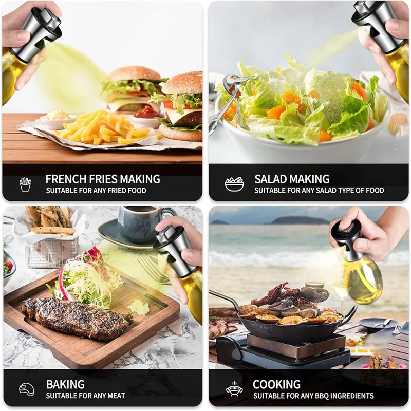 manufacturer  Olive Oil Sprayer for Cooking,200ml glass Olive oil sprayer,  Vegetable Oil sprayer with funnel ,Oil sprayer,Baking, Frying, BBQ   Kitchen gadgets